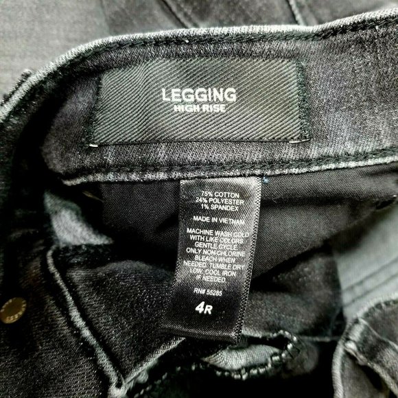 Legging Jeans High Rise Distressed   N29 0542PM - Picture 4 of 7